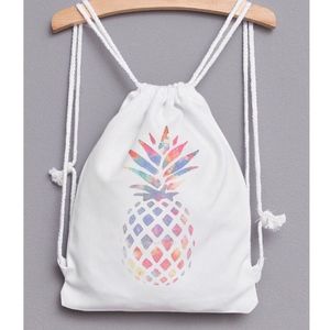 Bags - Pineapple Drawstring Backpack Bags - Pineapple Drawstring Backpack
